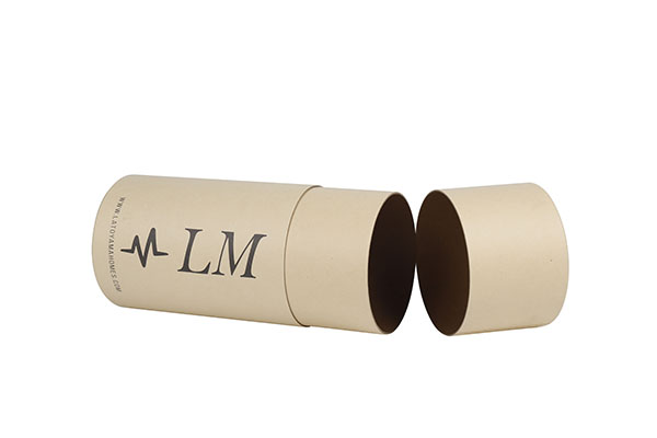 Wholesale custom cardboard kraft round cylinder gift box paper tube packaging box