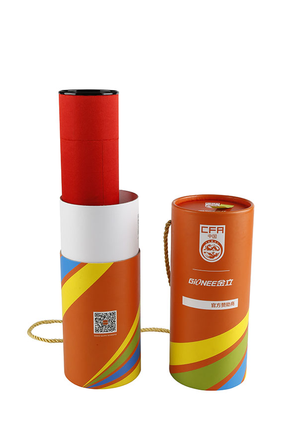 Customized colorful luxury cylinder packaging box for electronic products