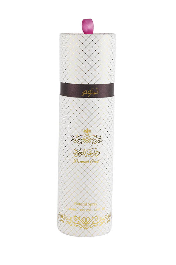 Custom cylinder paper perfume box luxury gift packaging
