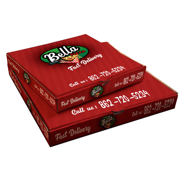 Factory wholesale customized environmental health can be customized size pattern of pizza box