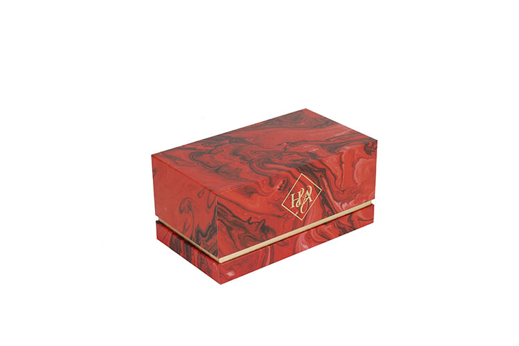 Luxury cardboard paper custom 2 perfume bottle packaging boxes with lid(图3)