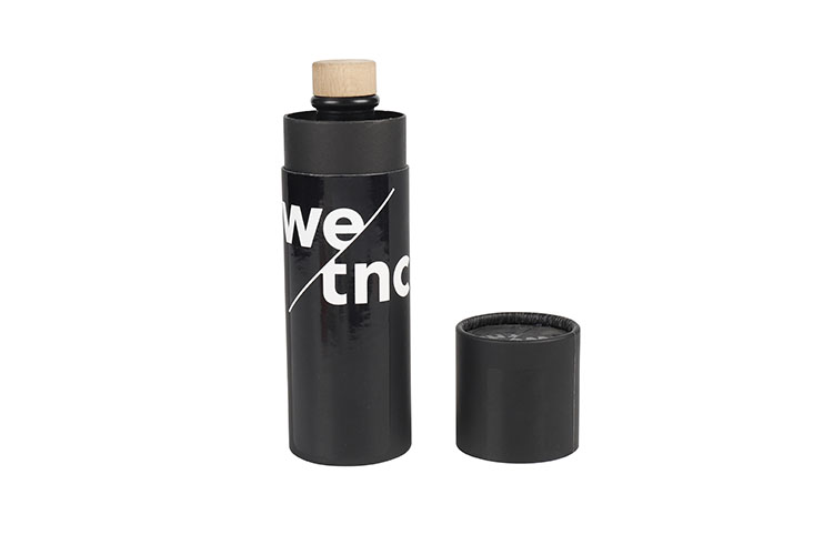 Fashion black competitive price round cylinder candle gift box tube packaging with lid(图4)