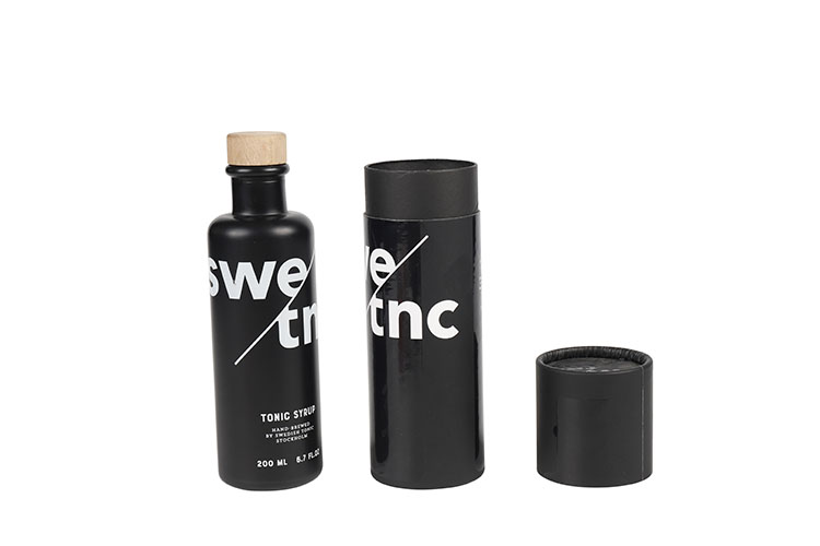 Fashion black competitive price round cylinder candle gift box tube packaging with lid(图5)
