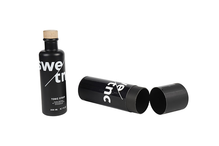 Fashion black competitive price round cylinder candle gift box tube packaging with lid(图6)