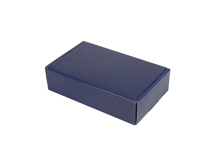 Black corrugated skincare shipping mailer paper box luxury custom packaging box with logo(图2)