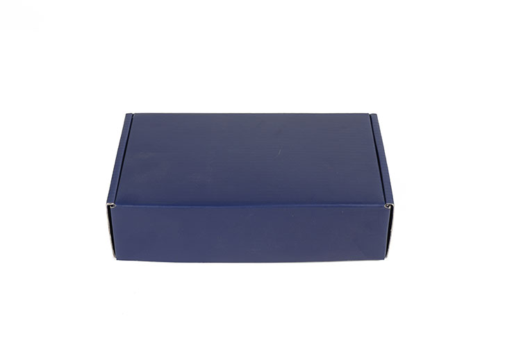 Black corrugated skincare shipping mailer paper box luxury custom packaging box with logo(图1)