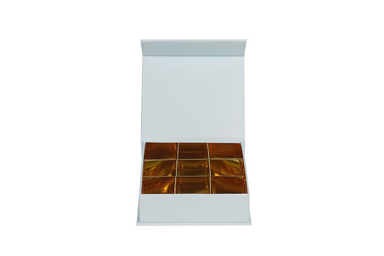Wholesale Luxury Chocolate Packaging Box 2 Layer Book Shape Drawer Rigid Magnetic Chocolate Gift Box(图5)