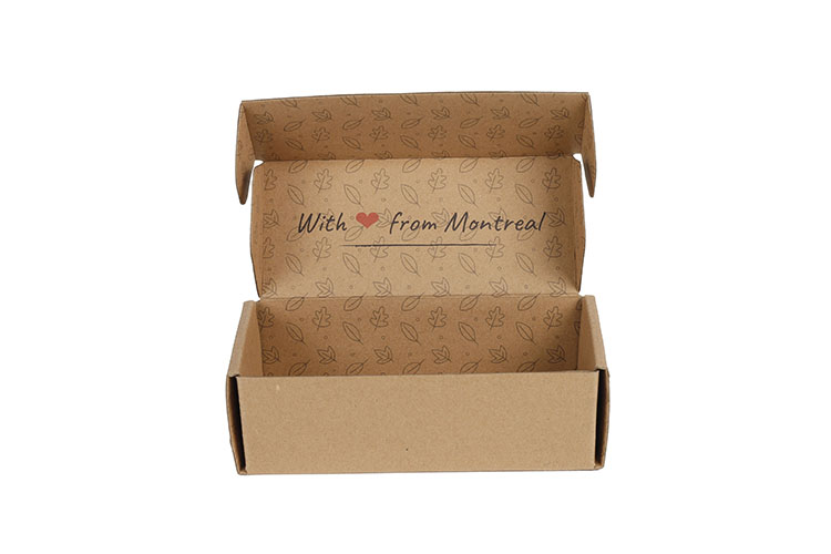    Hot selling folding corrugated mailling box custom shipping packaging kraft paper boxes(图4)