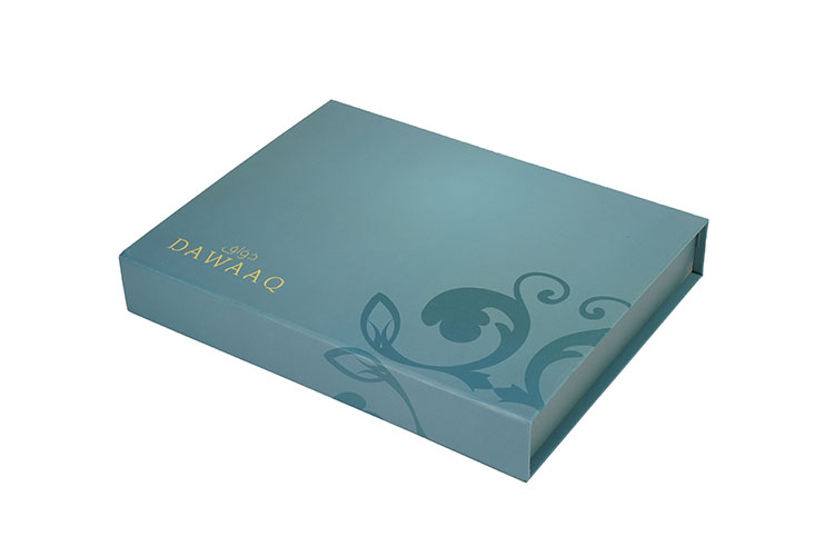 Thick grey board cardboard rigid book shaped gift box(图4)