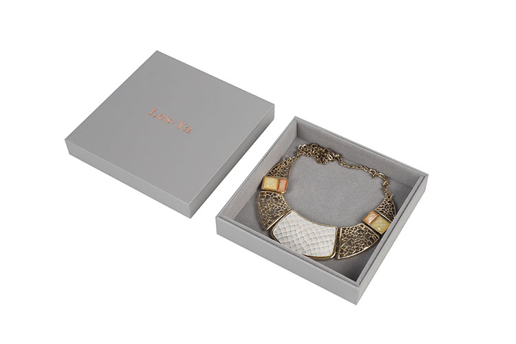 Wholesale custom cardboard luxury jewelry gift packaging boxes with lids(图2)