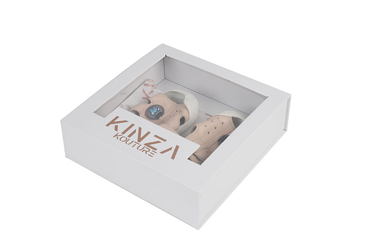 Paper Baby Shoe Box With Clear Window(图2)
