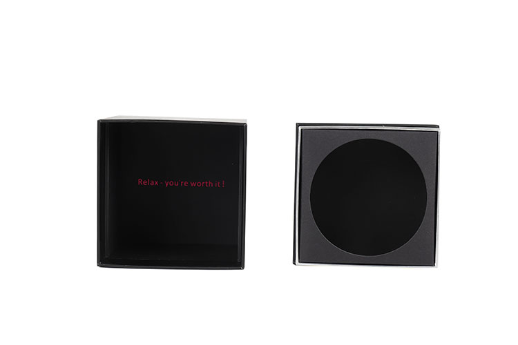 China Wholesale Custom Cardboard Black Perfume Packaging Glass Scented Candle Gift Box(图6)