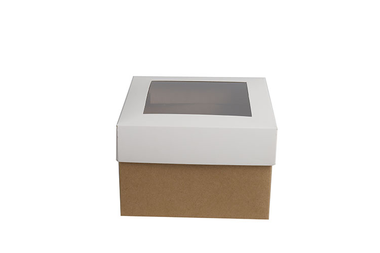 Wholesale custom brown gift box cardboard paper packaging box kraft box