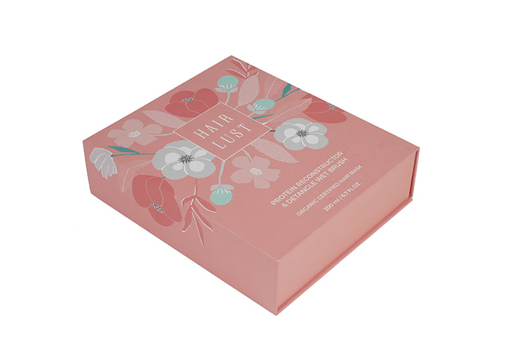Luxury custom square pink cardboard magnetic soap cosmetic gift box skin care packaging box(图3)