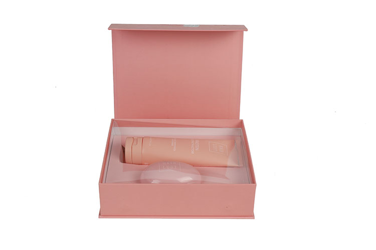Luxury custom square pink cardboard magnetic soap cosmetic gift box skin care packaging box(图5)