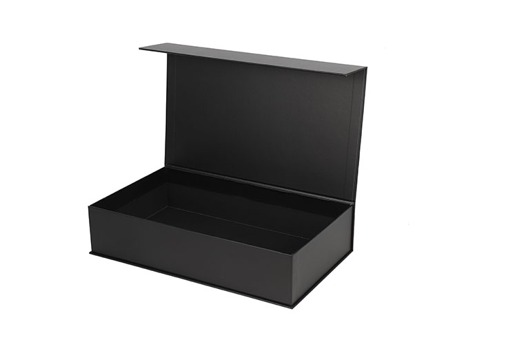 Wholesale Large Black Custom Logo Cardboard Packaging Box Luxury Magnetic Paper Gift Box(图6)