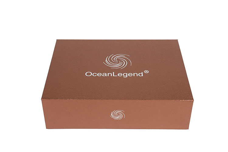 Luxury flip paper cardboard magnetic gift packaging custom box with logo(图1)