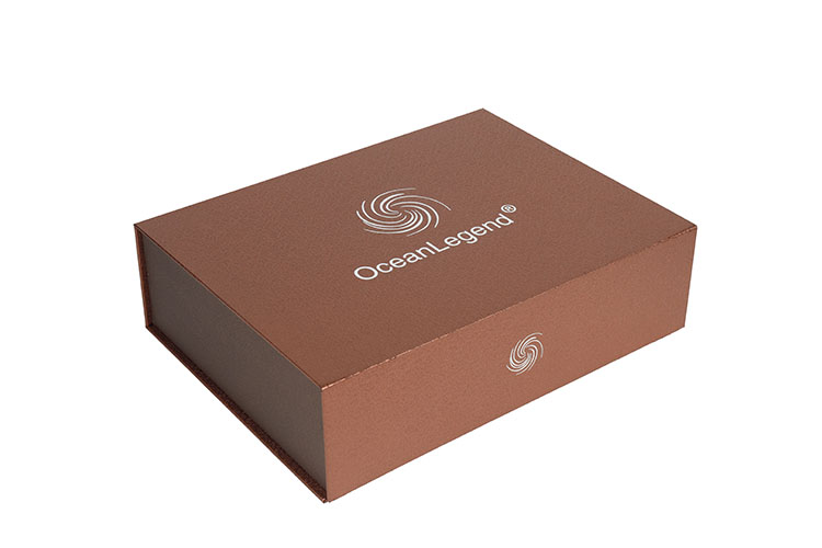 Luxury flip paper cardboard magnetic gift packaging custom box with logo(图3)