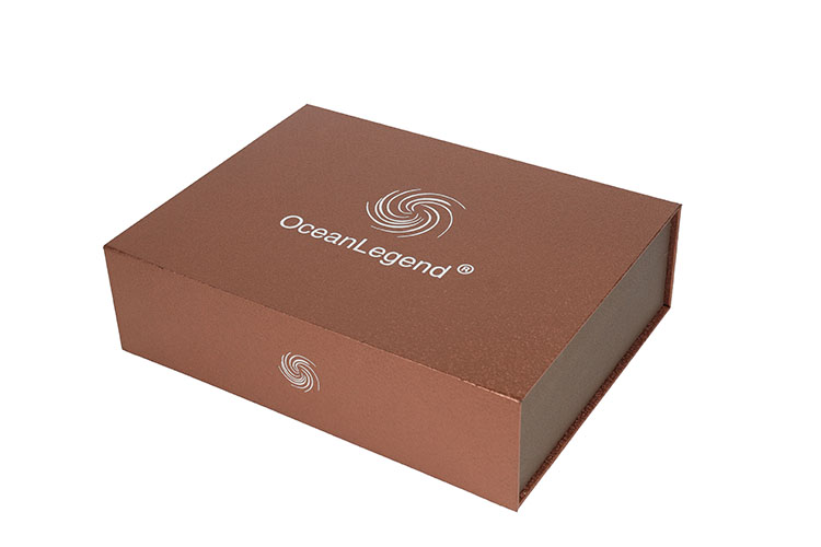 Luxury flip paper cardboard magnetic gift packaging custom box with logo(图2)