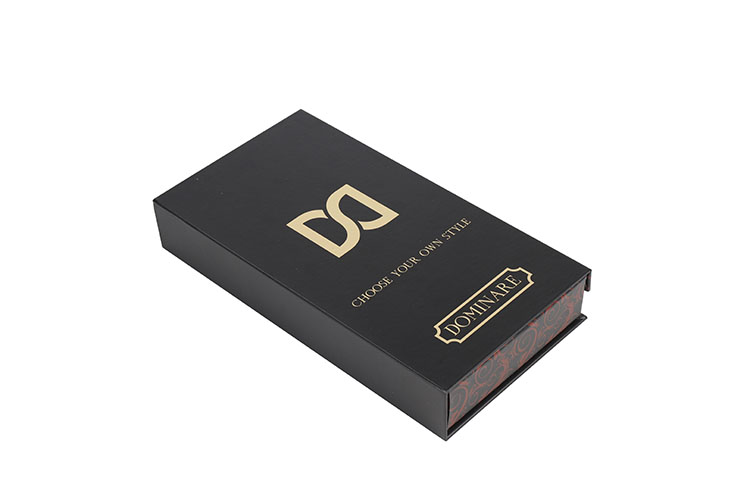 Luxury flip paper cardboard magnetic gift packaging custom box with logo(图2)