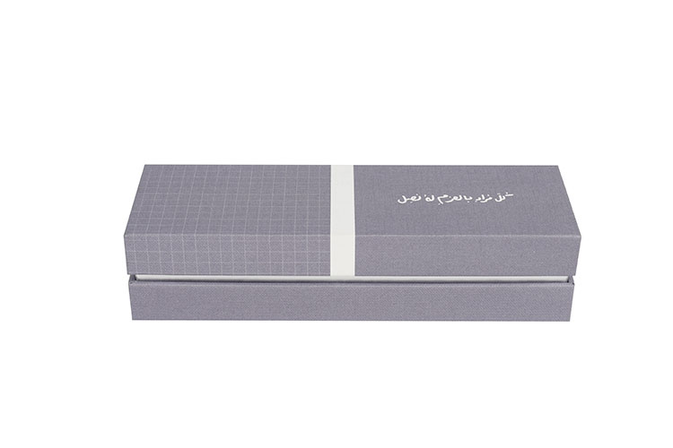 Luxury custom empty paper cardboard packaging box pen gift box with lid(图1)