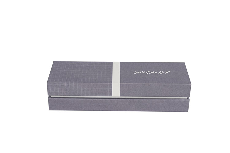 Luxury custom empty paper cardboard packaging box pen gift box with lid(图2)