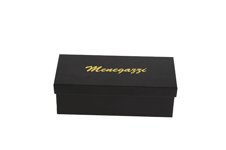 High Quality Black Paper Cardboard Lid Gift Box Luxury Custom Sunglasses Packaging Boxes(图1)