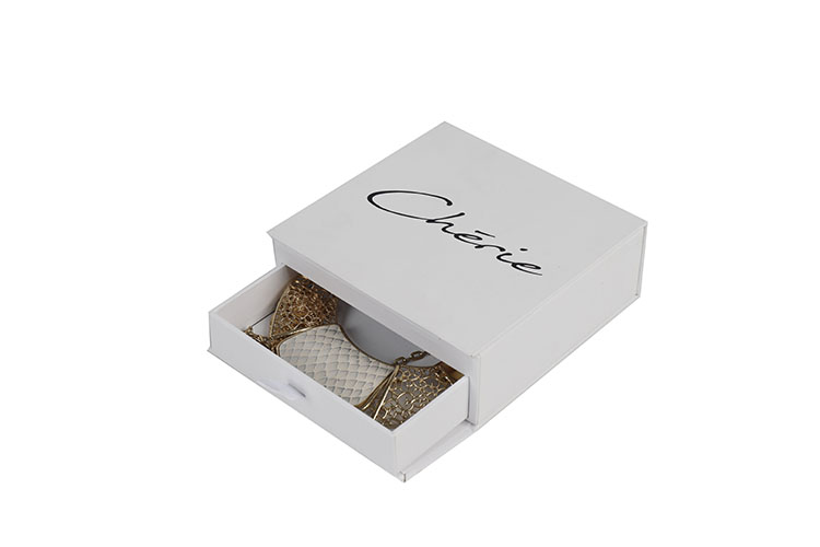Wholesale luxury jewelry box Custom logo printed paper gift packaging boxes sliding drawer box(图3)