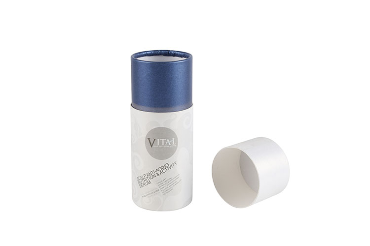 Fashion custom cardboard empty paper cylinder tube essential oil boxes for 10ml bottles(图3)