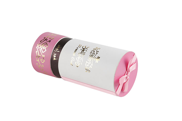 Wholesale custom round paper tube perfume box luxury gift packaging(图4)