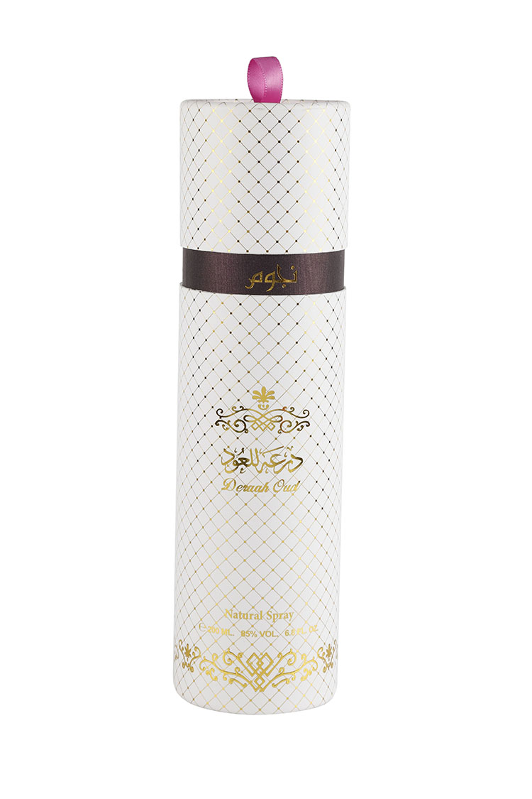 Custom cylinder paper perfume box luxury gift packaging(图1)