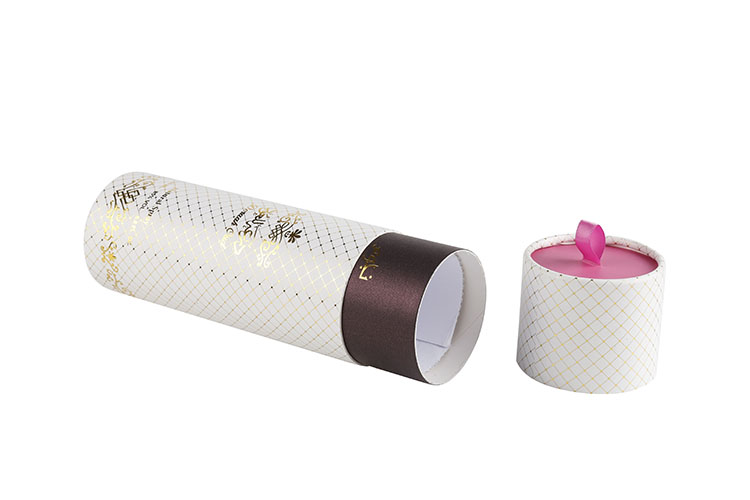 Custom cylinder paper perfume box luxury gift packaging(图5)