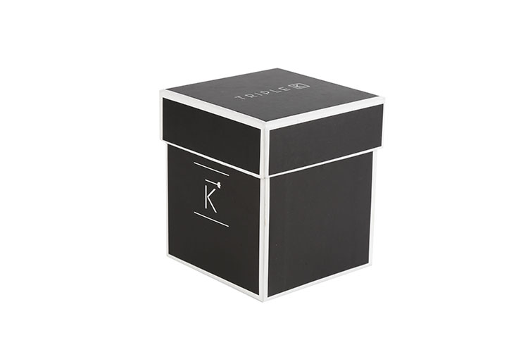 Wholesale Custom Luxury Black Gift Box Square Flower Box With Handle(图1)