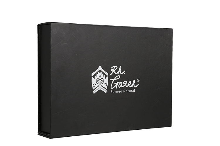 Custom Printed Luxury Paper Cardboard Folding Boxes Design Your Logo Packaging Black Magnetic Box(图6)