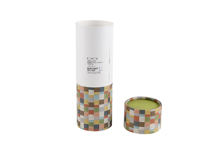 Wholesale fashion luxury paper cardboard tube cylinder box eye glasses packaging box(图5)