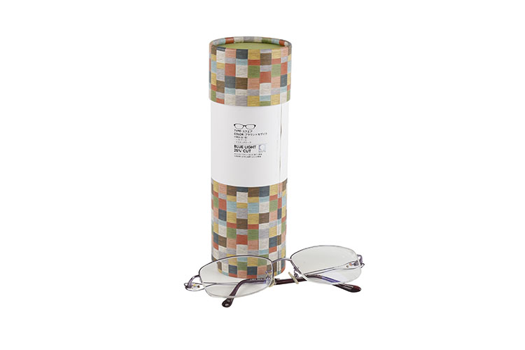 Wholesale fashion luxury paper cardboard tube cylinder box eye glasses packaging box(图2)