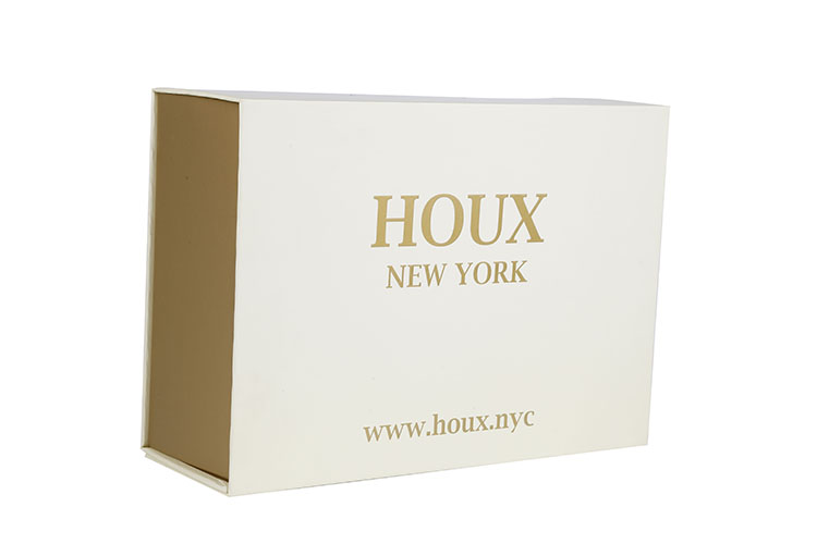 High quality custom luxury magnetic folding cardboard rigid packaging gift box(图1)