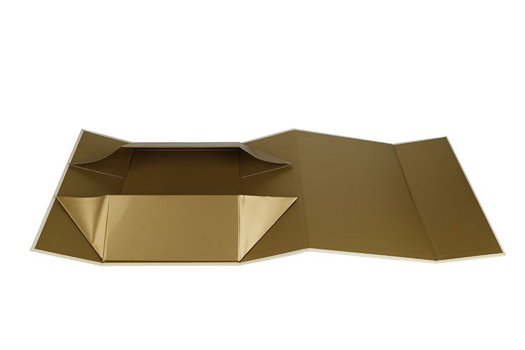 High quality custom luxury magnetic folding cardboard rigid packaging gift box(图5)