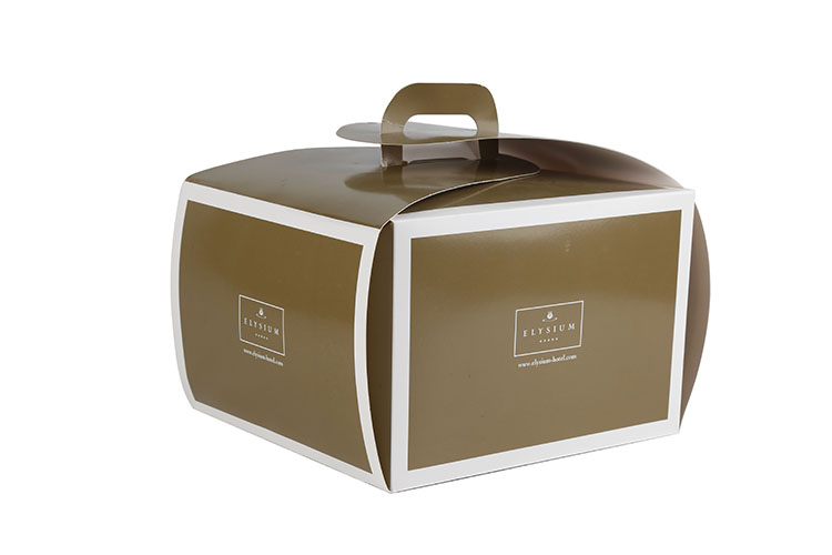 Luxury Square Paper Birthday Cake Packaging Box Wholesale Custom Cake Box For Sale(图2)