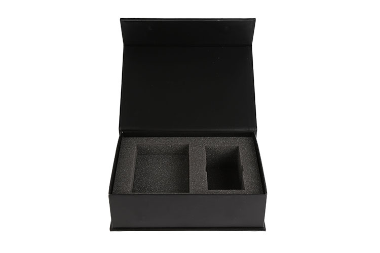 Elegant Magnetic Black Cardboard Box Custom Logo With Insert EVA Foam Gift Boxes(图2)