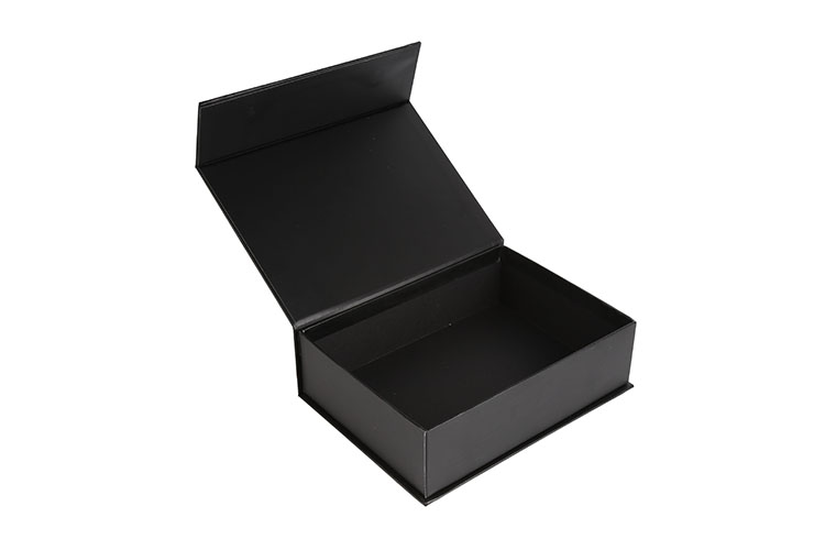 Elegant Magnetic Black Cardboard Box Custom Logo With Insert EVA Foam Gift Boxes(图4)