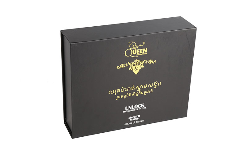 Elegant Magnetic Black Cardboard Box Custom Logo With Insert EVA Foam Gift Boxes(图6)