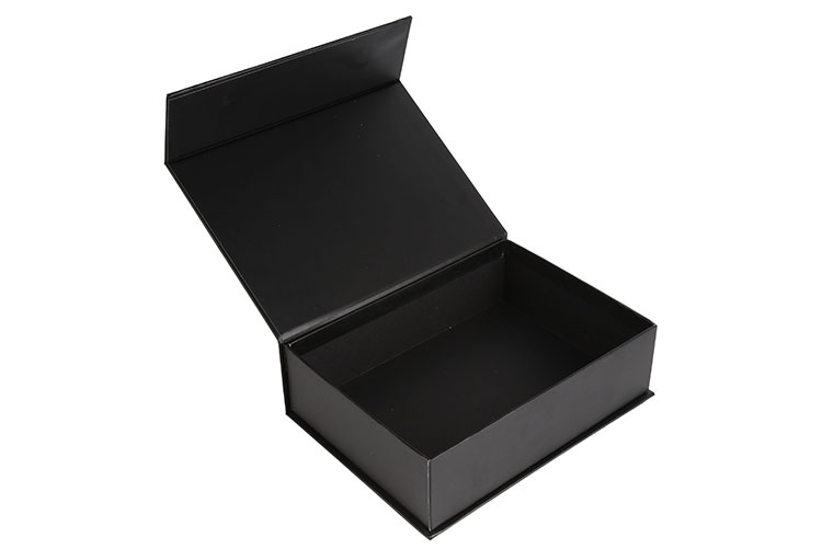 Elegant Magnetic Black Cardboard Box Custom Logo With Insert EVA Foam Gift Boxes(图5)