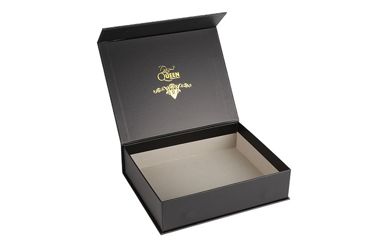 Elegant Magnetic Black Cardboard Box Custom Logo With Insert EVA Foam Gift Boxes(图9)