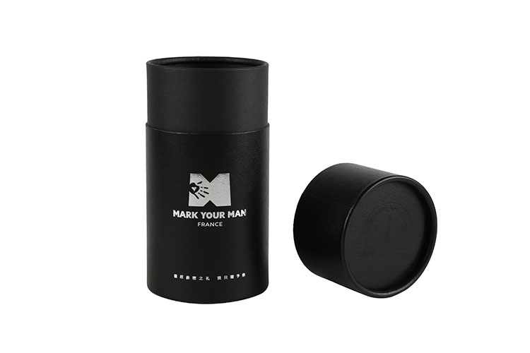 OEM Custom Printed Handmade Black Tube Packaging Box(图3)