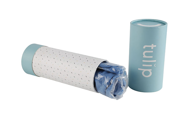 Recycled cylinder cardboard paper t-shirt packaging tube boxes(图2)