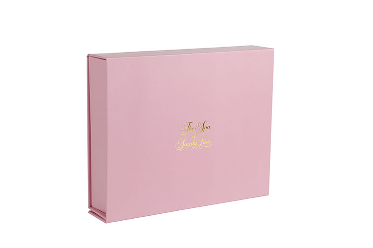 Luxury Customized Pink Paper Cardboard Magnetic Folding Magnet Gift Packaging Box(图3)