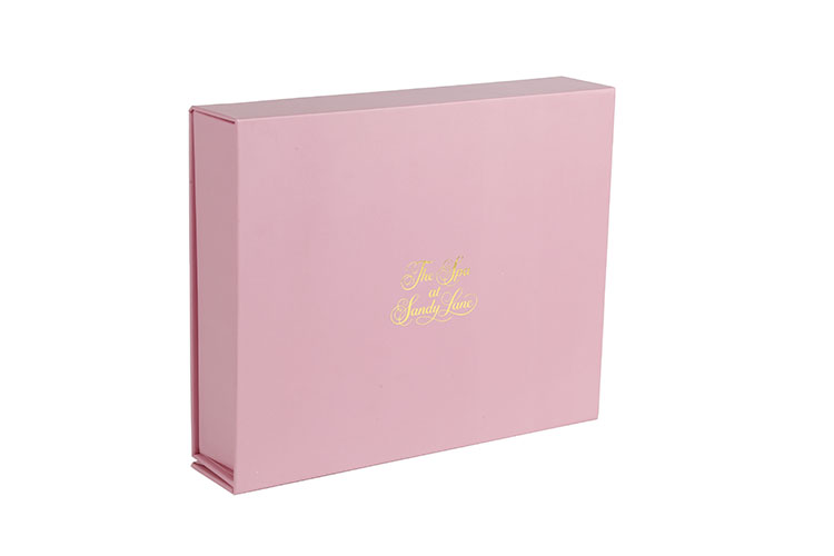 Luxury Customized Pink Paper Cardboard Magnetic Folding Magnet Gift Packaging Box(图4)
