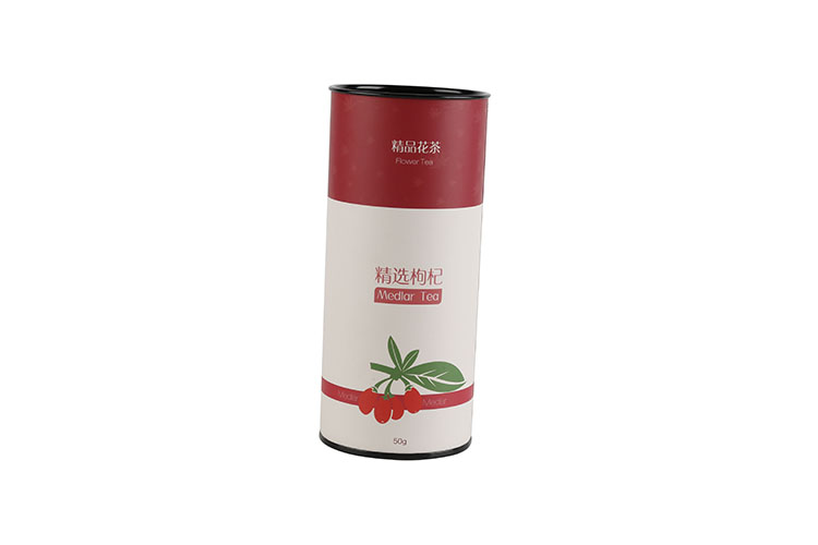 Biodegradable recyclable cardboard tea paper tube packaging(图1)