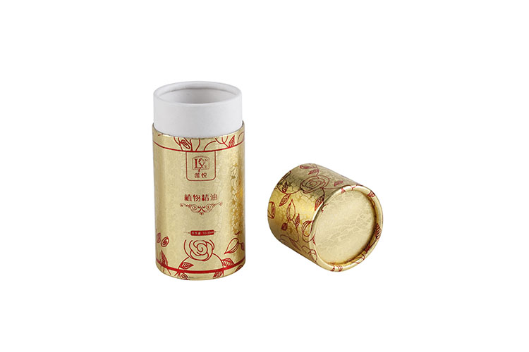 Small cardboard cylinder hair body product paper tube box essential oil packaging box(图3)
